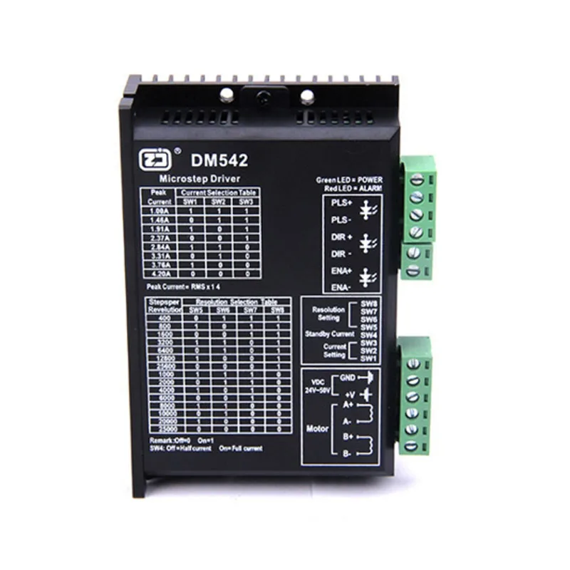 

5718HB3 + DM542 stepper motor package 57BYG miniature motor plus drive package Free Shipping Stepper Motor Driver