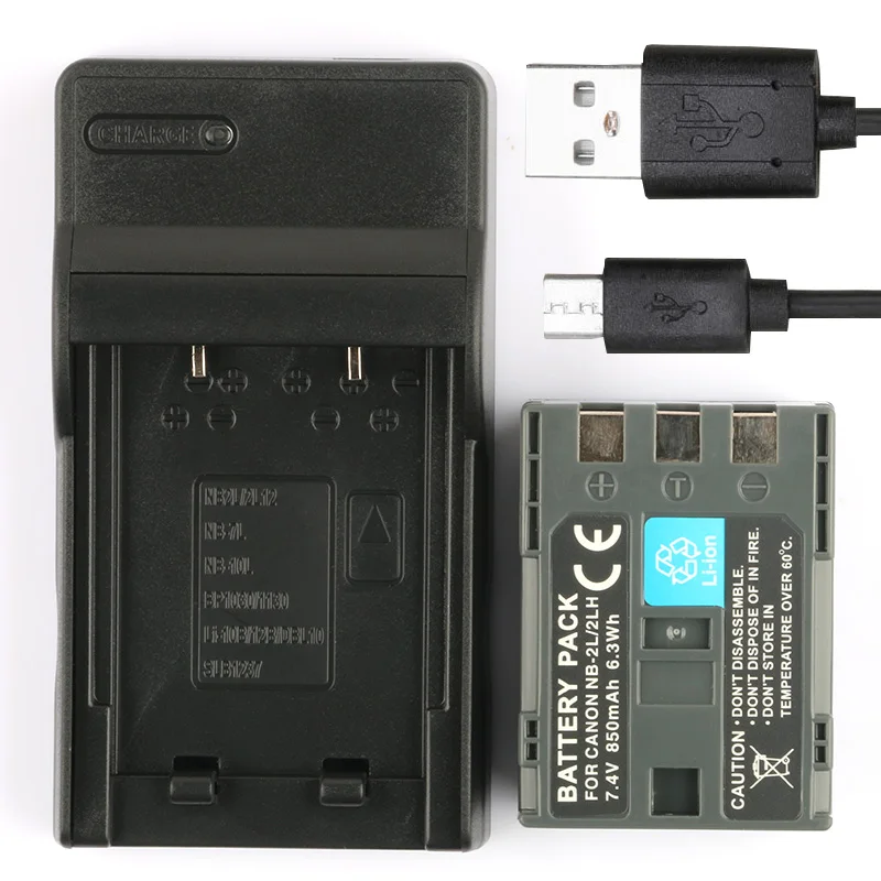 Online LANFULANG Ersatz NB 2L, NB 2LH Akku Mit Ladegerät für Canon BP 2L12 BP 2L13 BP 2L14 BP 2L24H BP 2LH BP 2L5 E160814 NB 2L
