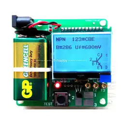 2015 автоматическое обнаружение цифровой Combo MG328 Универсальный Транзистор тестер индуктор-конденсатор ESR метр Диод Триод MOSFET's