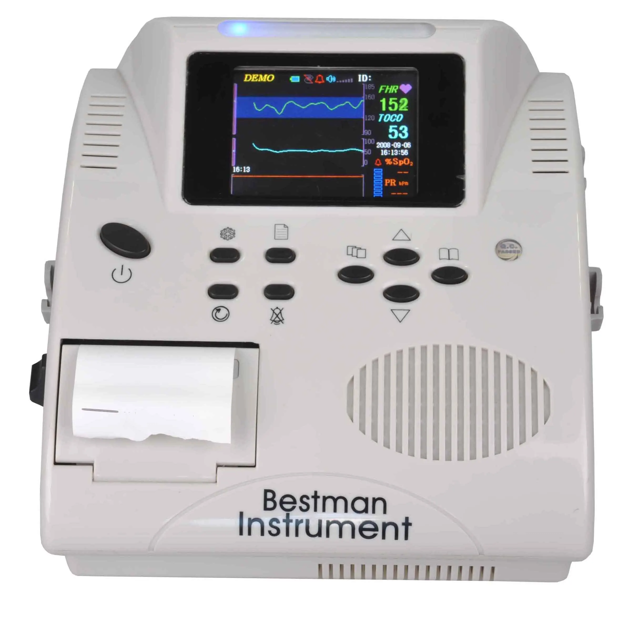 Portable fetal monitor BF-610M with thermal printer detect FHR TOCO ultrasound fetal maternal monit