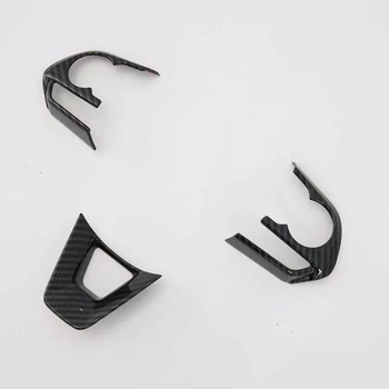 

For Toyota RAV4 2019-20 MK5 Carbon Fiber Interior Car Steering Wheel Cover Trim