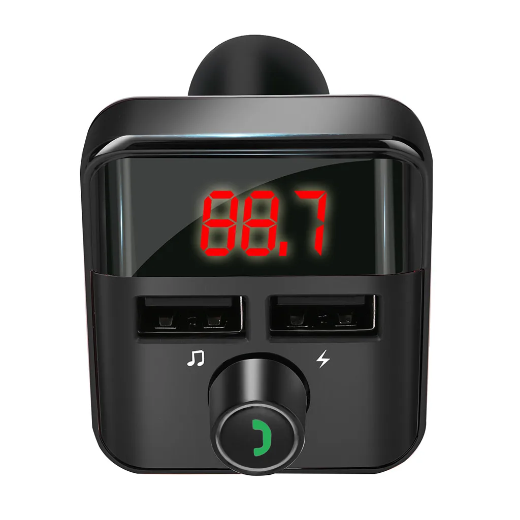 Автомобильное зарядное устройство для мобильного телефона громкой связи fm