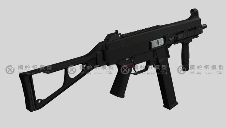 UMP 45 пулемет Бумажная модель оружия и оружия 3D стерео игрушки для рисования ручной работы