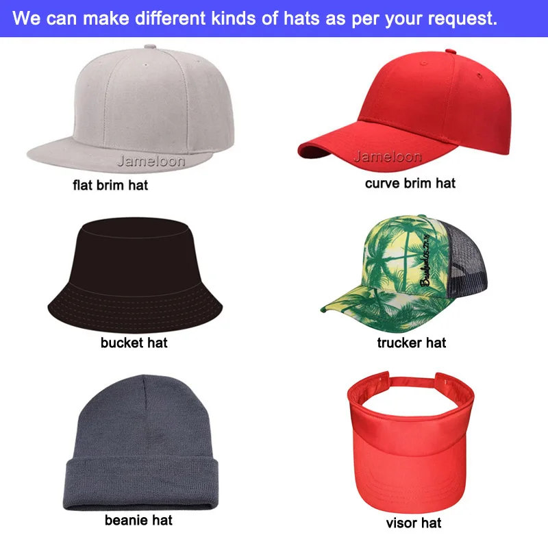 5 panel hat curved brim
