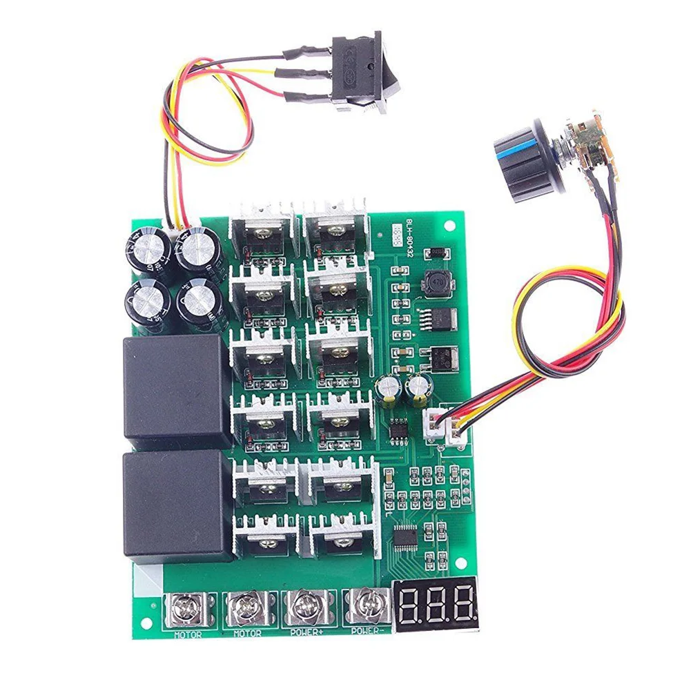 Useful DC Motor Speed Governor 12V 24V 36V 48V 10-55V 60A Forward / Reverse Switch | Обустройство дома