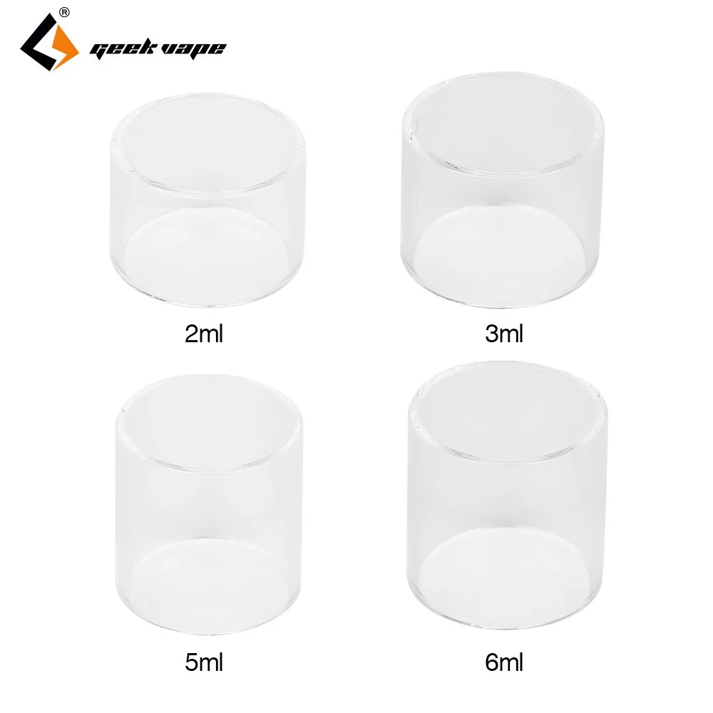 Оригинальная стеклянная трубка GeekVape Pyrex для электронной сигареты Ammit RTA Dual 6 мл/3 мл