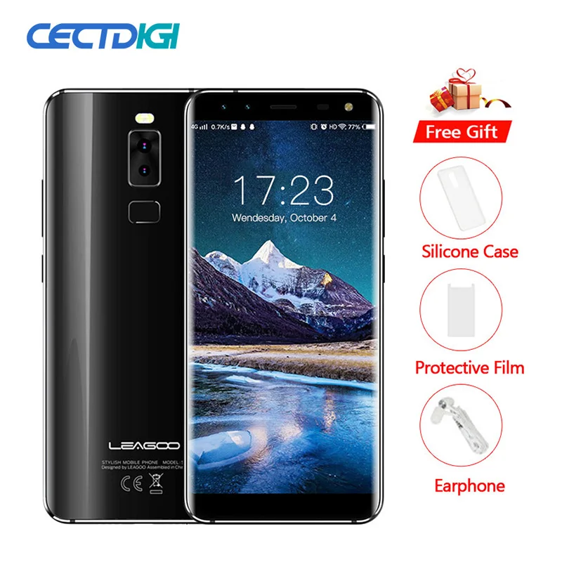 

Leagoo S8 18:9 Display 5.7''HD MT6750T Octa Core Android 7.0 3GB RAM 32GB ROM Fingerprint 13MP 4 Cameras Mobile Phone