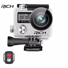 S200DR двойной экран 4K с 2,4G дистанционным управлением wifi камера для дайвинга воздушная ультра-тонкая спортивная камера DV Водонепроницаемая