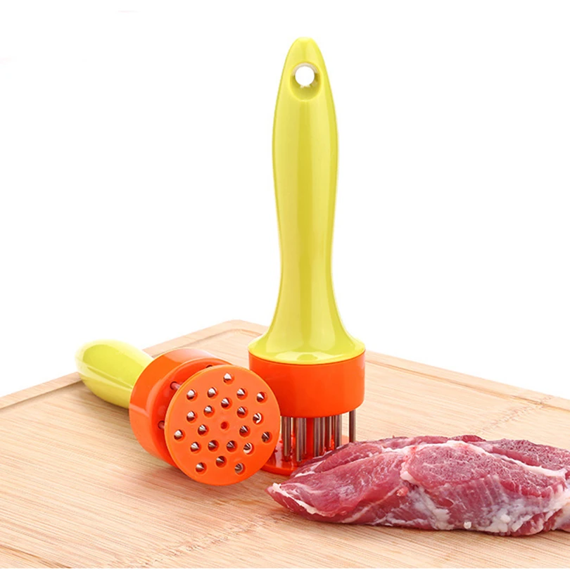 Нержавеющая сталь Мясо tenderizer инструменты Мясо вилки профессии Мясо Tenderizer с иглы Нержавеющая сталь Мясо tenderizer инструменты