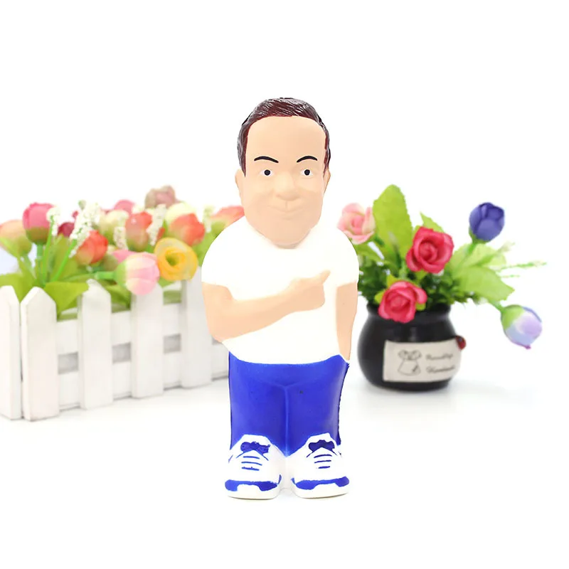 

New Cartoon Man Venting Squishy Toy Fun Squish Antistress Surprise Stress Relief Toys for Children Kids Gift Squeeze Slow Rising