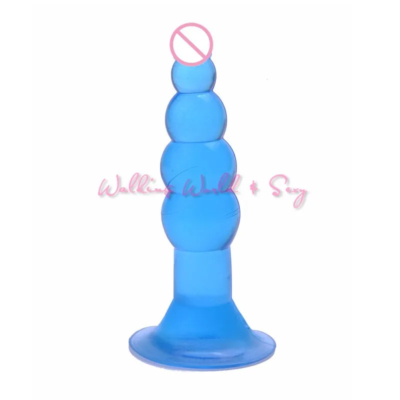 4 Color Silicone Anal Sex Toys Anal Beads Butt Plug Anus Insert Stopper G-Spot Massager Adult Sex Products Anal Dildo Unisex (6)