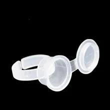 10 шт. перманентные чернила для макияжа кольцо колпачок ресницы расширяющее кольцо чашка с крышкой татуировки чернила оборудование микроблейдинг тату пигментный держатель