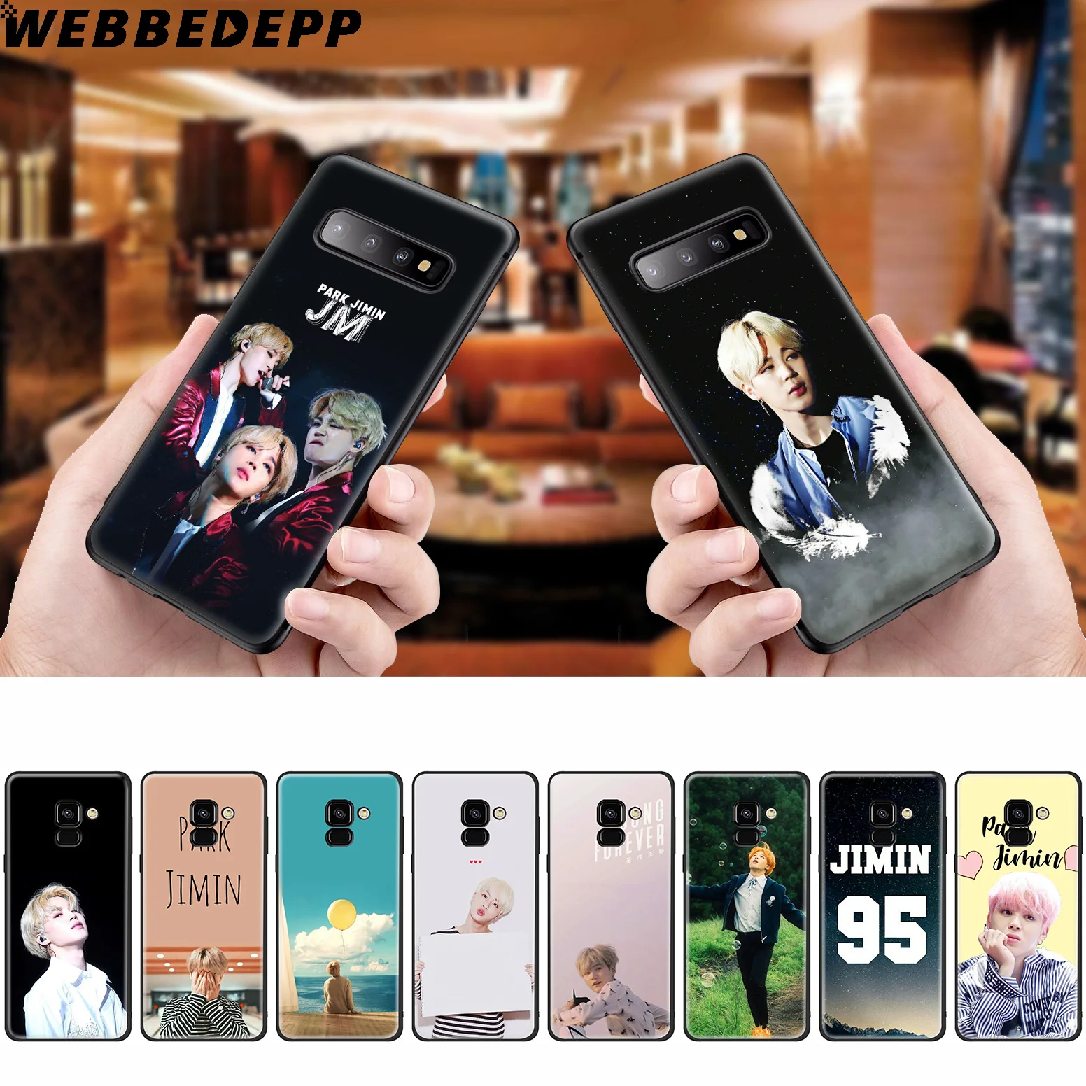 

WEBBEDEPP Park Jimin K Pop Silicone Case for Samsung Galaxy A3 A5 A6 A7 A8 A9 A10 A20 A30 A40 A50 A70 M10 M20 M30