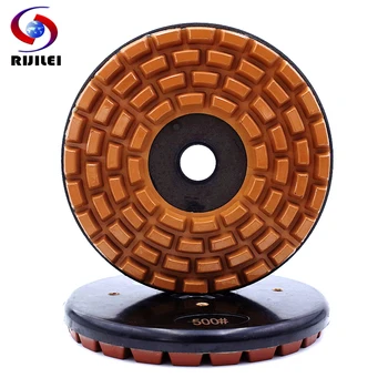 

RIJILEI 200mm Resin Bond Diamond Grinding Disc 8inch Marble Diamond Grinding Plate Polishing pad for Concrete Granite YG30