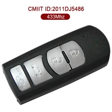 AK026017 4 кнопки 433 МГц ID83 CX-5 SKE13E-01 для Mazda