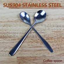 SUS304 кофейная ложка из нержавеющей стали бытовые детские небольшие ложечки для ресторана оригинальная ложка для смешивания Высококачественная посуда