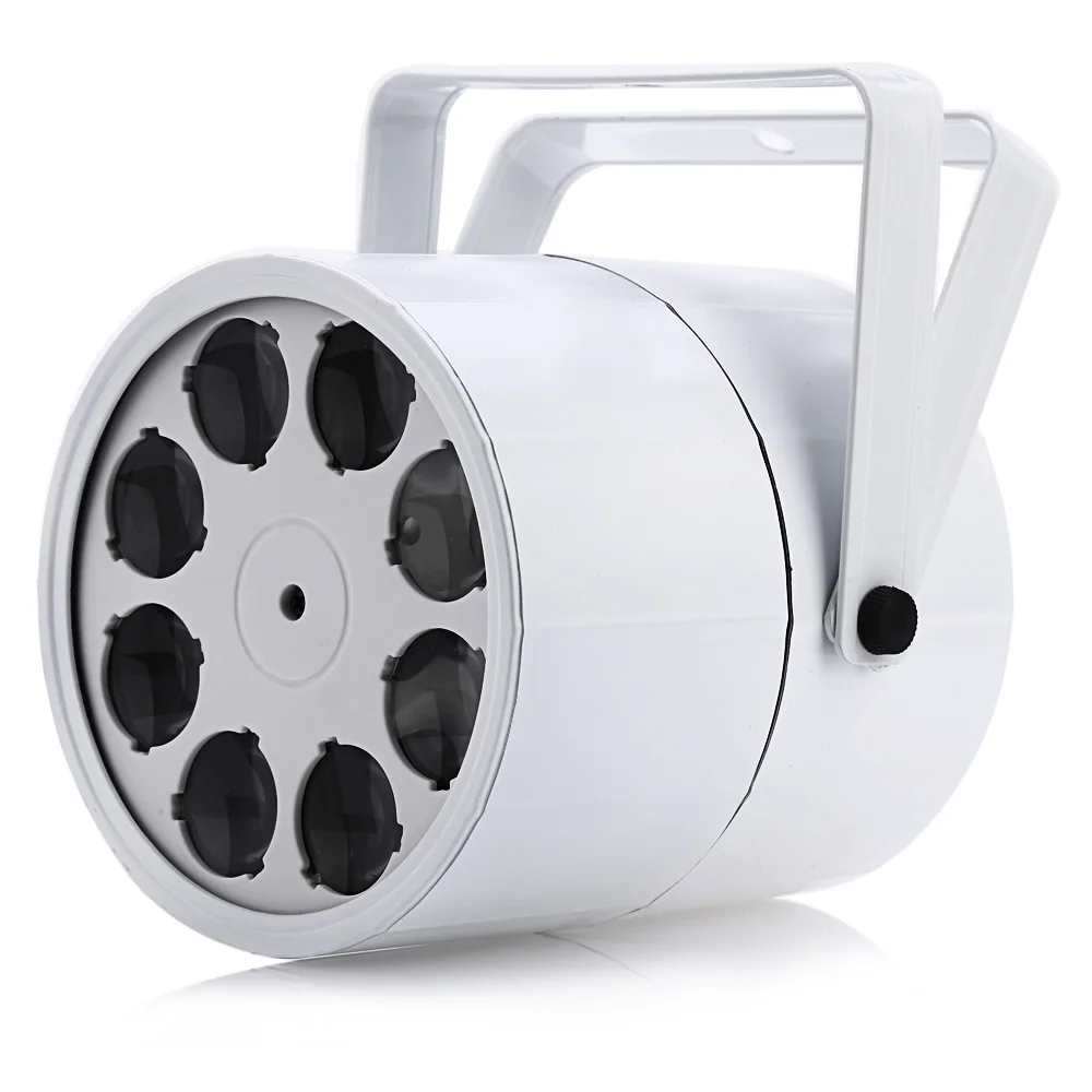 

Remote Control AC 100 - 240V 24W LED Stage Light Projection Lamp With 8 LEDs Commercial Lighting With Moving Automatically