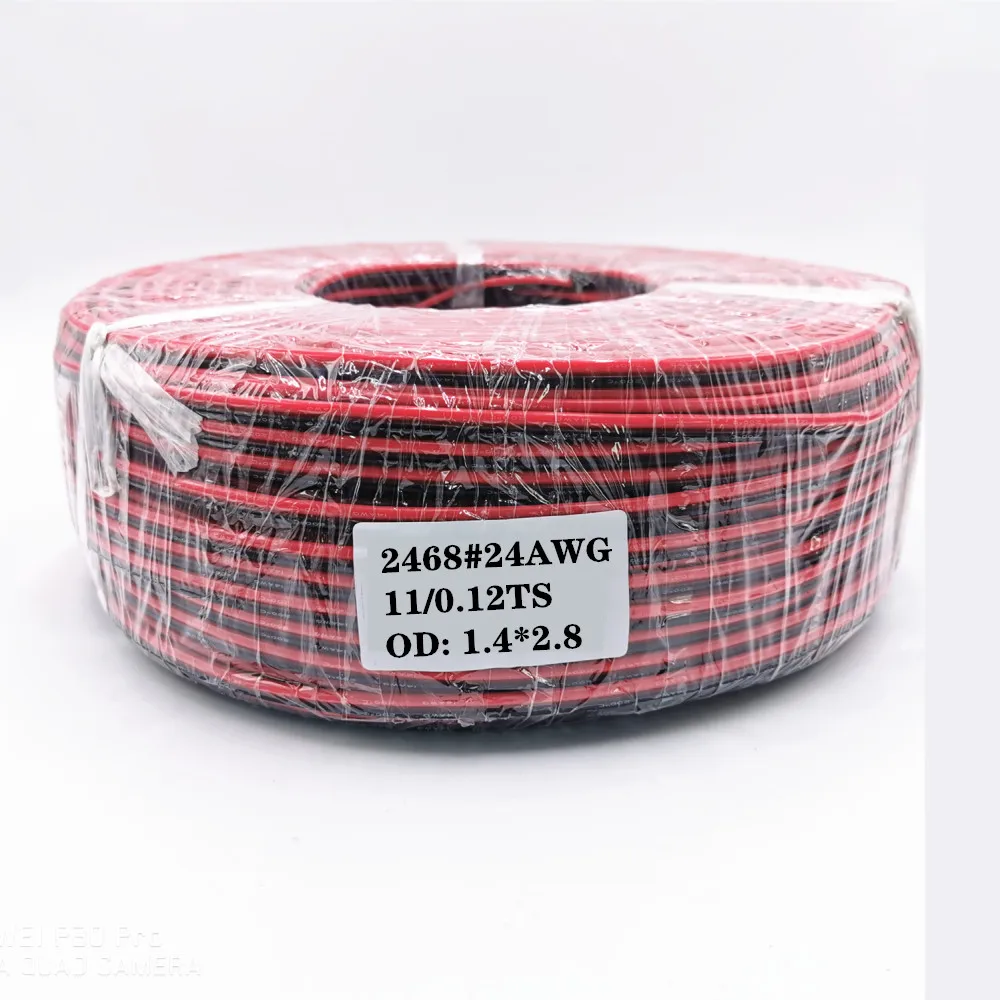 18 20 22 awg Луженый Медный электропровод 2pin красный черный медный кабель изолированный Электрический удлиннитель