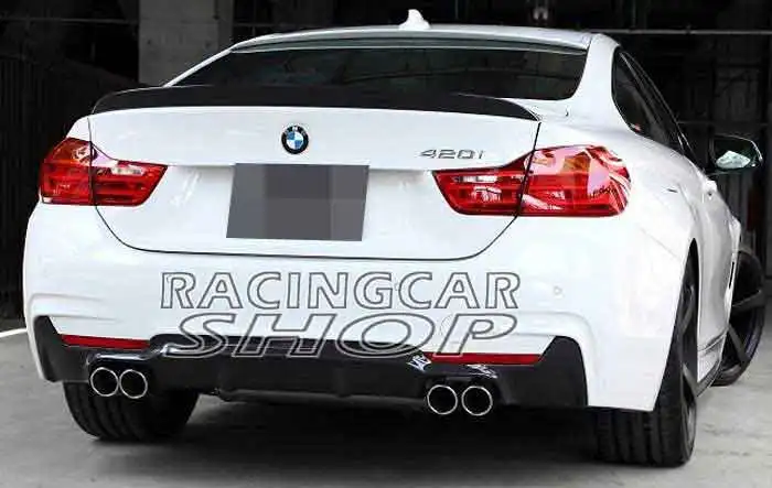 Real Carbon Fiber Rear Diffuser 435i 4pipes for BMW F32 F33 F36 4-series GranCoupe Msport models