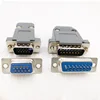 DB15  data cable connector plug VGA Plug 3 row D type connector 15pin port socket adapter female&Male DP15 ► Photo 3/5