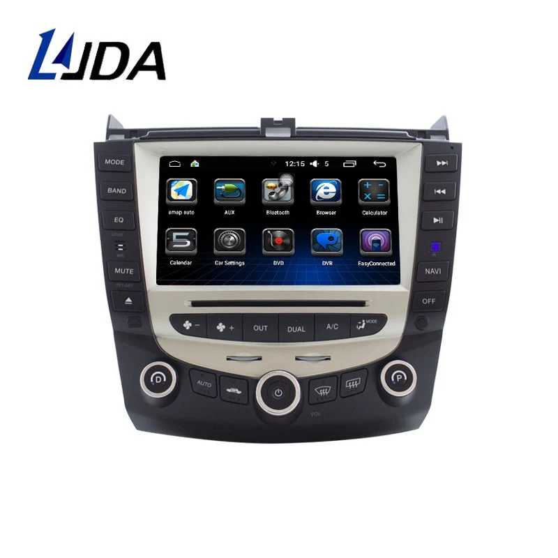 Kaufen LJDA 7 zoll 2 DIN Android 6.0 Auto DVD Player Für Honda Accord 2003 2004 2005 2006 2007 Radio Audio WIFI canbus GPS Navigation BT