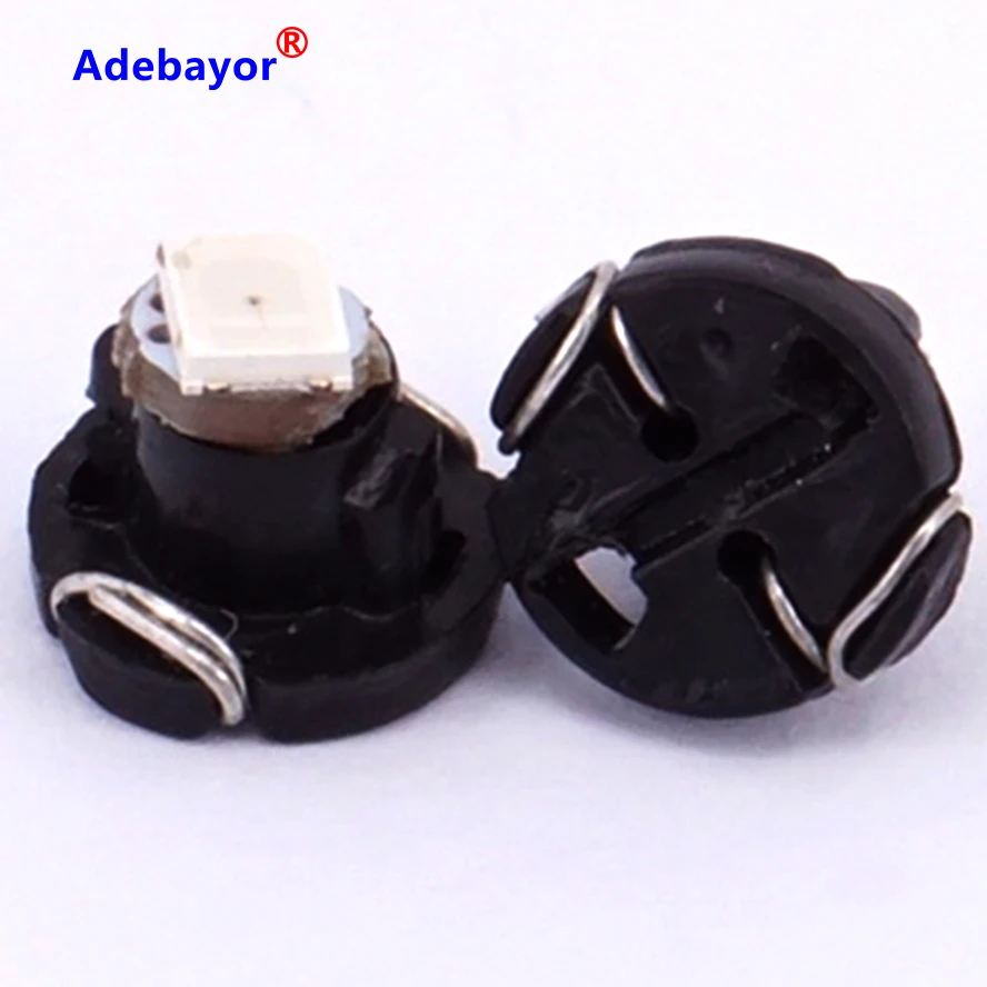 30 X T3 1210 SMD 3528 Светодиодный клиновой манометр диаметр 8 мм Лампочка Авто инструмент лампа приборная панель индикатор светильник белый синий розовый