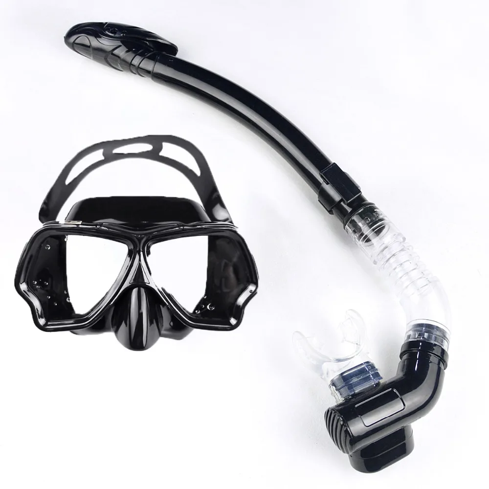 Layatone Professional scuba diving mask + dry snorkel tubes swiming