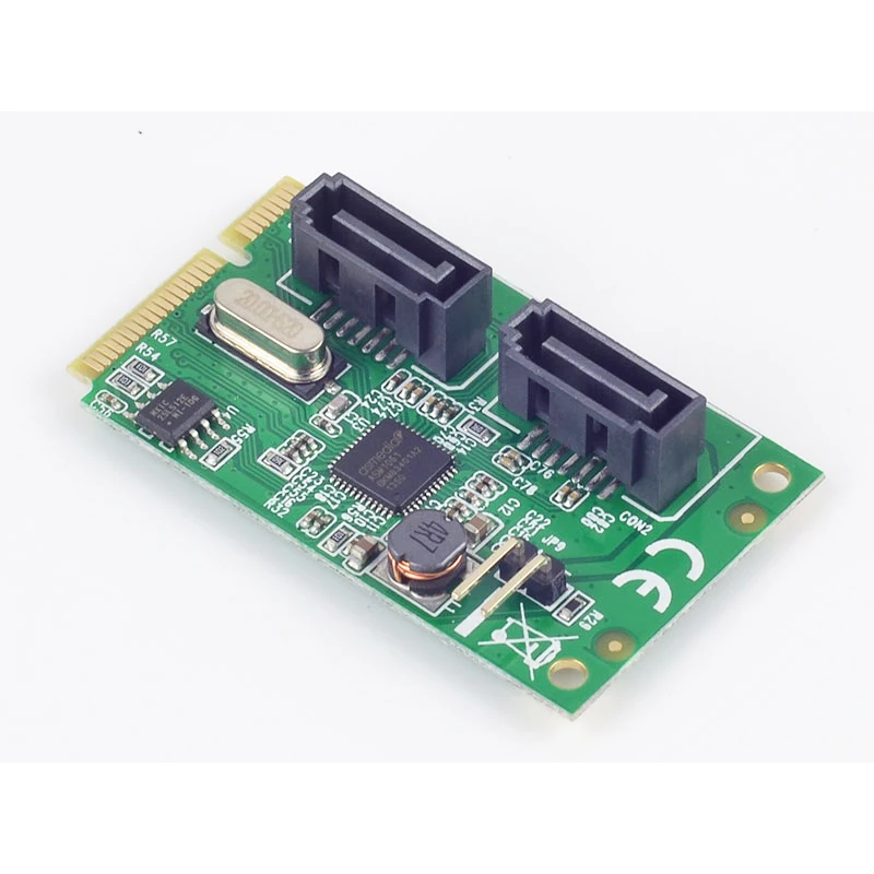 2 Ports SATA 6G mini PCI Express Controller Card Mini PCI Express SATA ...