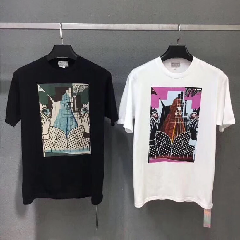 

2019 Summer Cav Empt T Shirt Character Hand Painted Tshirts Network Two Dimensional Cartoon Men Women Cav Empt T-shirt