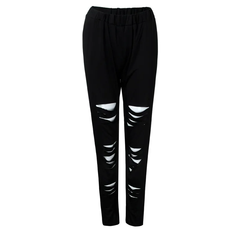  New Fashion Plus Size Womens Summer Sexy Leggings Biref Trousers Sport Hole Casual Daily Long Pants  #4F09 (7)