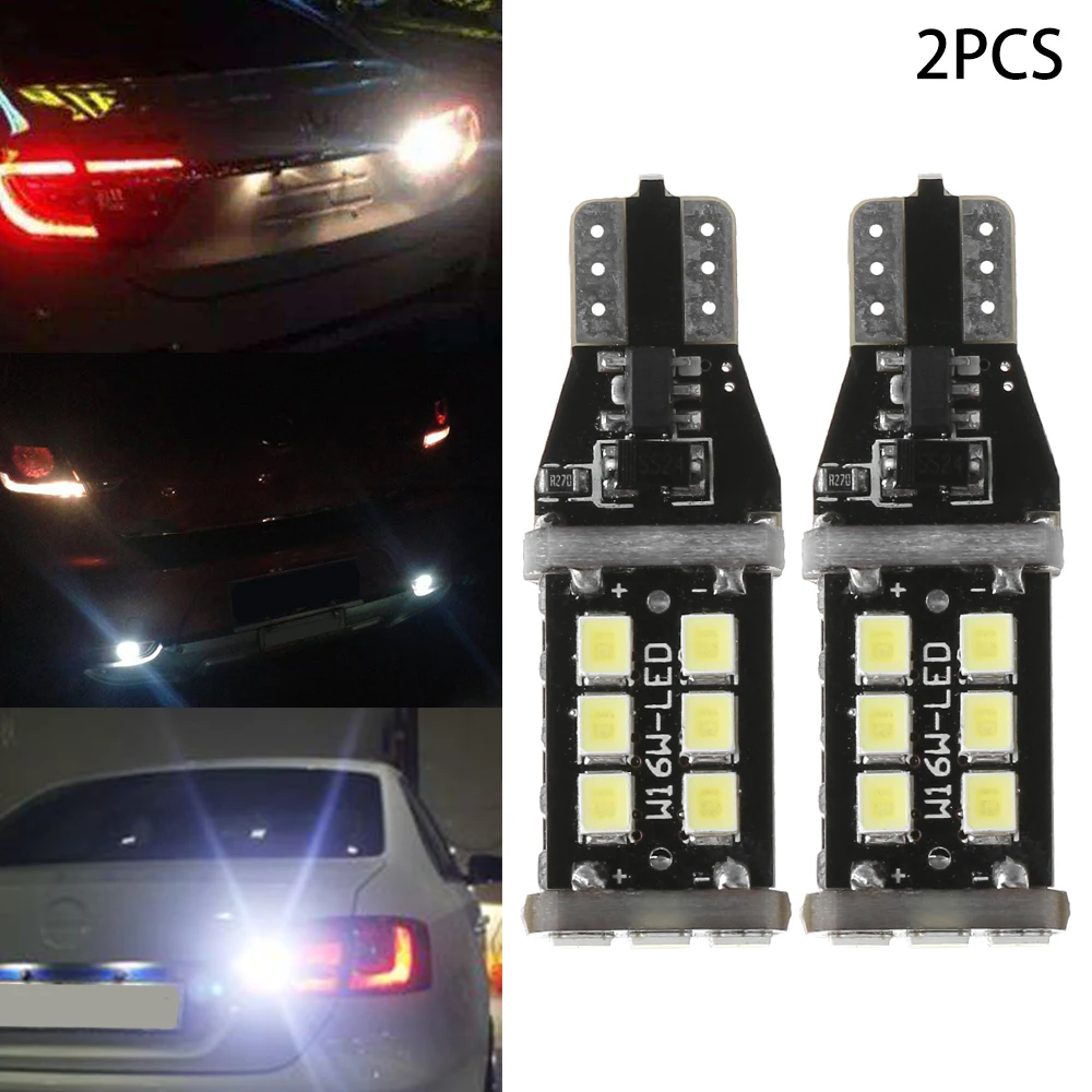 

T15 W16W LED Reverse Light Bulb LED 15SMD 2835 Reverse Light Backup Lamp Parking Light Car Styling White 12V