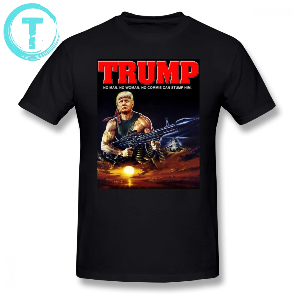 Rambo T Shirt RAMBO TRUMP T Shirt 100 Cotton Man Tee Shirt