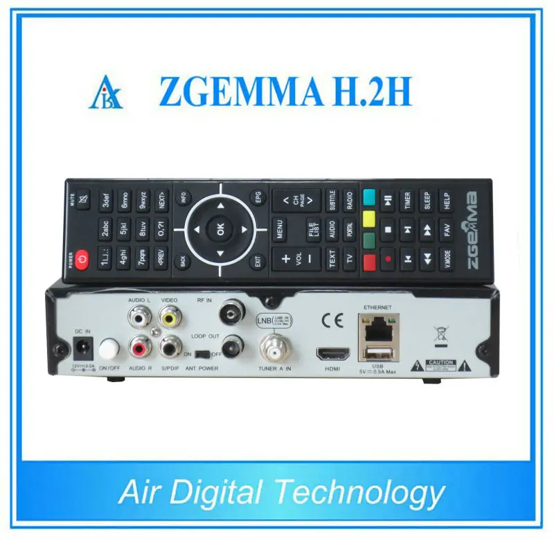 

20pcs Dual Core Combo Tuner Zgemma H.2H DVB-S2+DVB-T2/C Hybrid USB WIFI Linux E2 HBTV Receiver