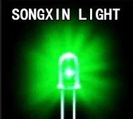 Светодиодный зеленый светильник 1000 шт. 5 мм|light-emitting diode|ultra bright5mm diode |