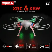 SYMA X8W WIFI FPV RC Quadcopter Professional 2.4G 6-AxisSyma X8C RC Drone With 2MP Camera HD RC Helicopter with VS Syma X8HG