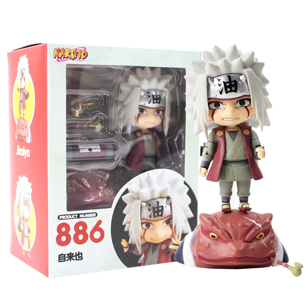 Наруто фигурка Shippuden игрушка Nendoroid 886 Jiraiya Gama Bunta Ero Sennin Коллекционная модель куклы