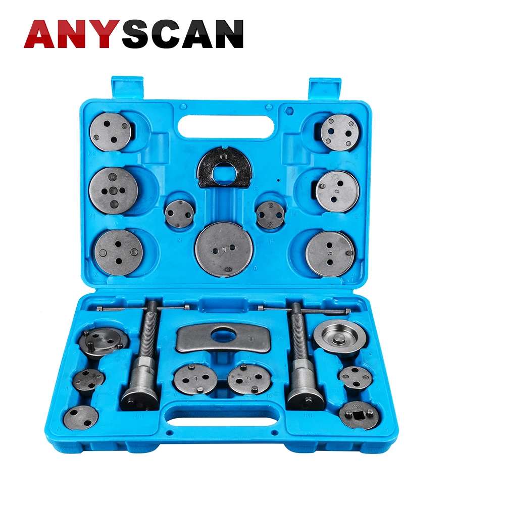 

AUTOOL 21-Piece Universal Disc Brake Caliper Piston Compressor Wind Back Repair Tool Kit for Cars