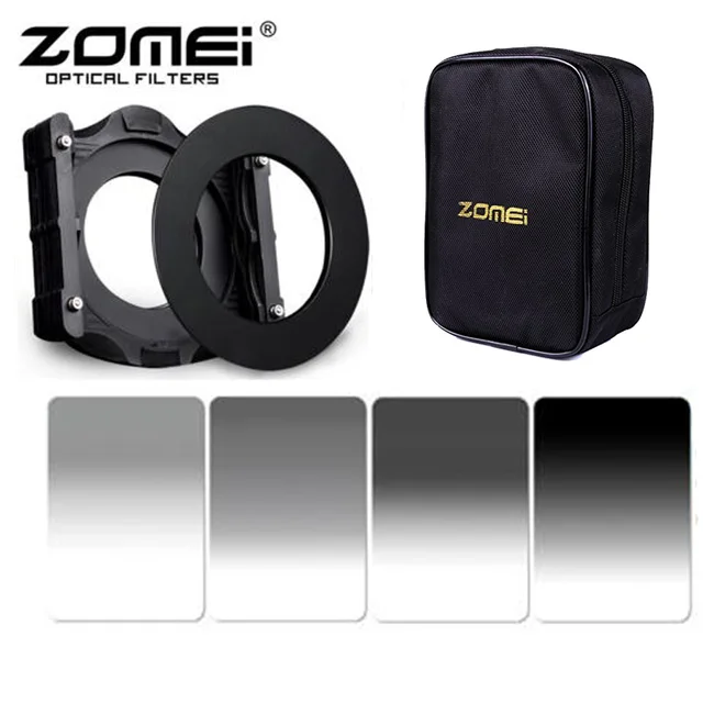 Best Offers Zomei 100*150mm Square Gradual Gray Filter ND2 ND4 ND8 ND16+67/72/77/82/86/95mm adapter ring+Holder+16 Slot Case For Cokin Z Lee Best Offers Zomei 100*150mm Square Gradual Gray Filter ND2 ND4 ND8 ND16+67/72/77/82/86/95mm adapter ring+Holder+16 Slot Case For Cokin Z Lee