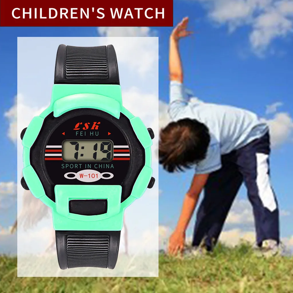 Детская одежда для девочек с аналоговым и цифровым дисплеем спортивные светодиодный электронный Водонепроницаемый наручные часы Новый