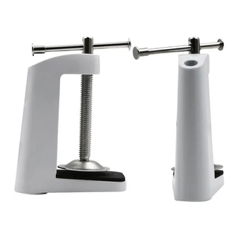 

New Hot Stainless Steel Hose Fixed Base Clamp Holder for Swing Arm Desk Table Lamp