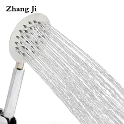 Zhangji Новое поступление высокое качество Ванная комната ручной душ Нержавеющая сталь круглое сопло душ ZhangJi силикагель отверстия Насадки