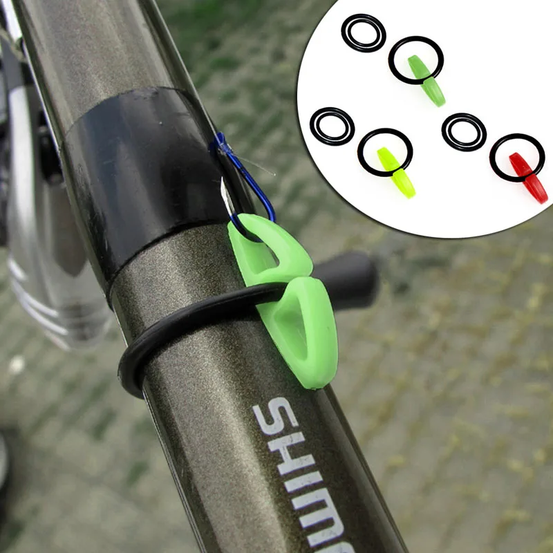 

New Hook Secure Keepers Holders Lures Jig Hooks Safe Keeping for Fishing Rod Set