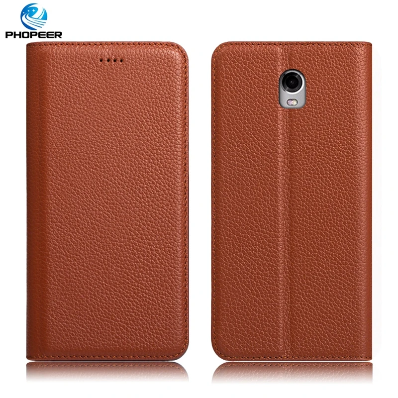 Original PHOPEER Genuine Leather Case For Lenovo P1a42 P1c72 P1a41 VIBE P1 a42 c72 a41 Filp Cover P 1 P1c58 | Мобильные телефоны и