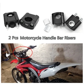 

Gaskets Handle Bar Risers Black 22/28mm Motorcycle Clamps CNC Aluminium Alloy Dirt Bikes ATVs Brand New