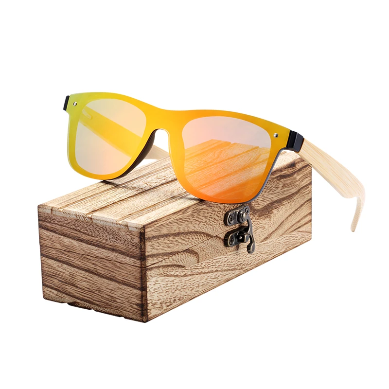 BARCUR Fashion Wooden Sunglasses BC4125