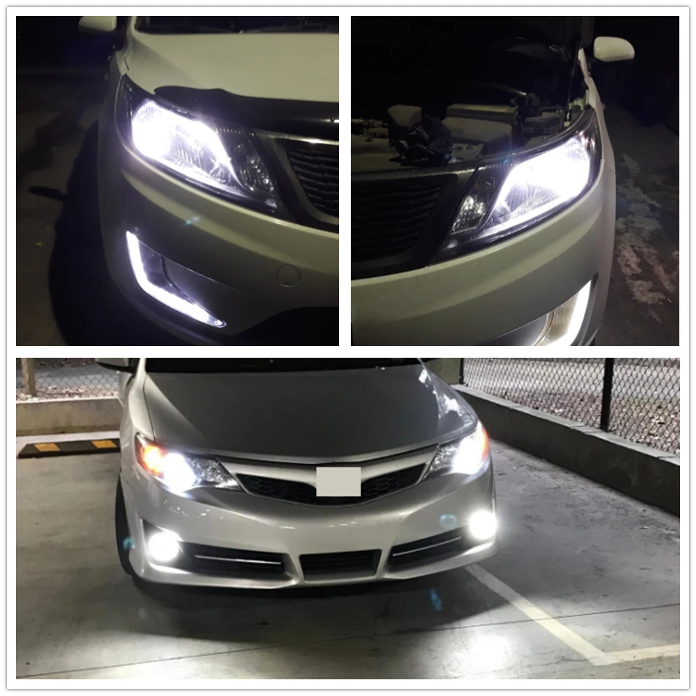 Lâmpada do Bulbo Luz de Nevoeiro Branco Wljh Car Light Led T10 W5w 5w T15 921 h7 h8 H11 h1 h3 Dia Luz Running Drl Levou Ac9-30 v 2x 1500lm 80w 20 H8 H11 H1 H3 dia luz Running
