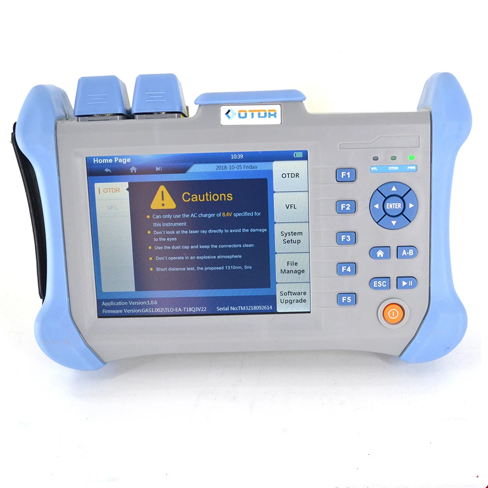 

Singlemode 1310/1550nm 28/26dB Built in VFL Touch Screen Optical Time Domain Reflectometer Fiber Optic OTDR