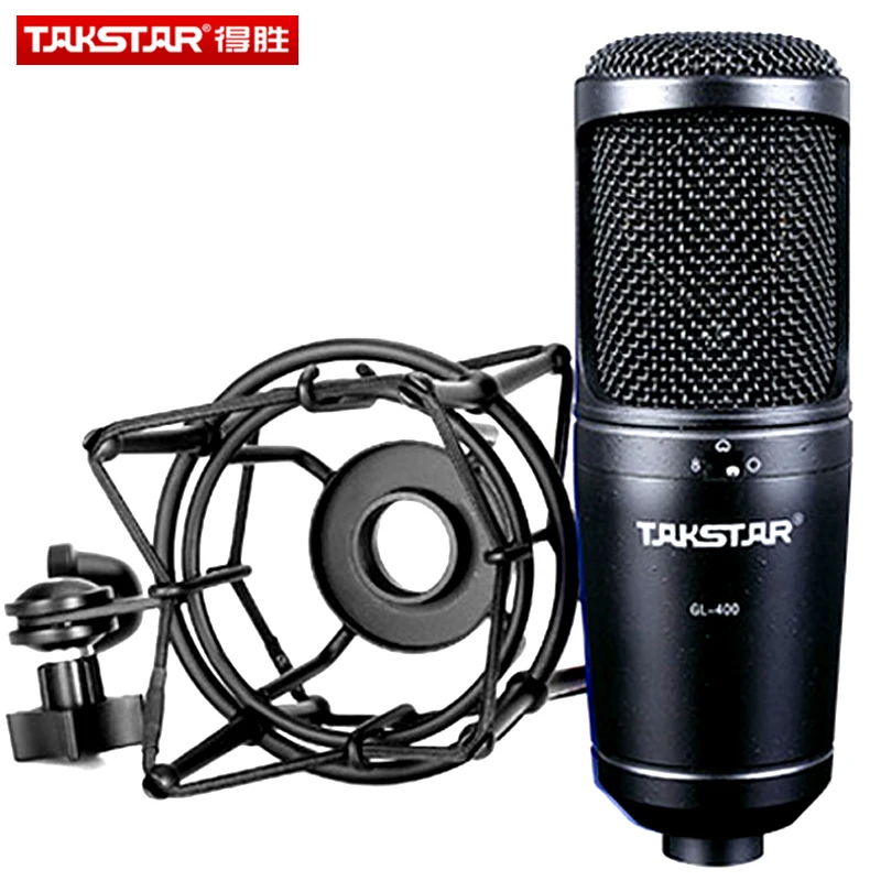 Takstar GL 400 Professional wired condenser Microphones for karaoke On
