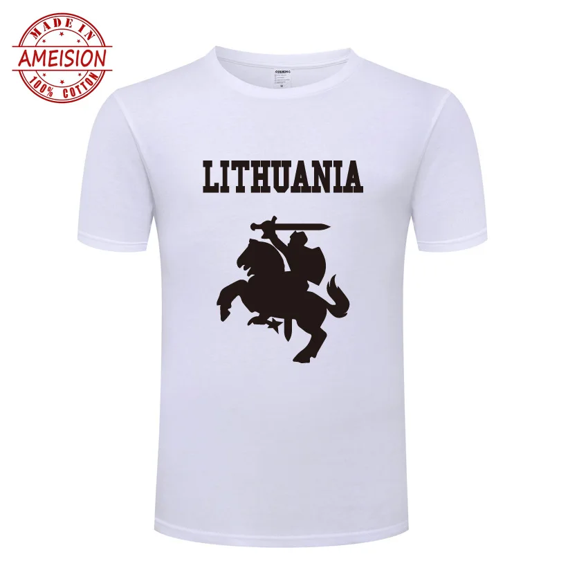 

Lithuania Coat of Arms ed Men velty Men Top Man cartoon black hole t-shirt New New Summer Hot Sale Hot Sale top tees