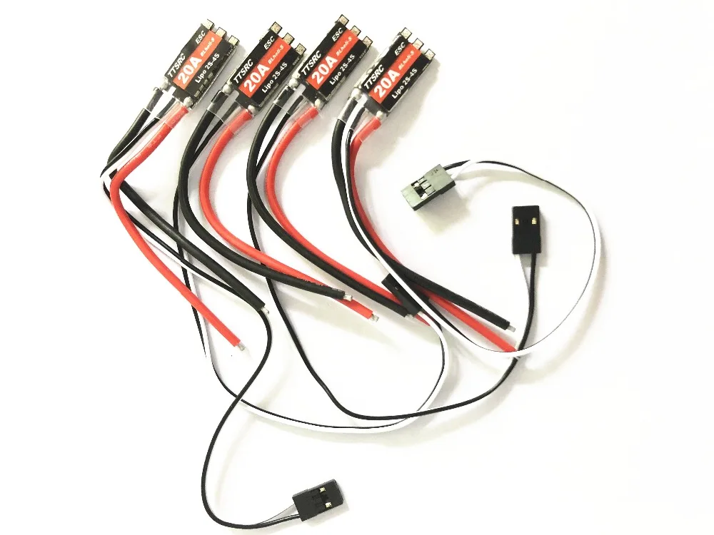 Любимый FVT 20A S ESC BLHeli_S BLHeli OPTO 2 4S поддерживает Мультикоптер Mulitshot OneShot125 Oneshot42|Детали